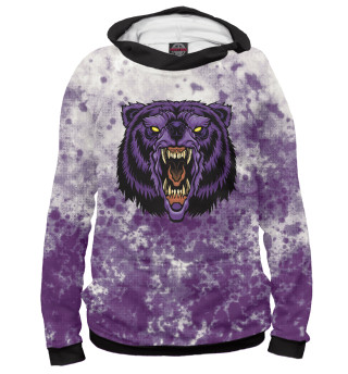  Фиолетовый медведь