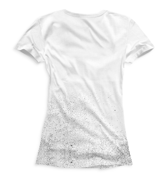 Женская футболка с изображением Love until death цвета Белый