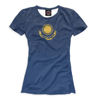 Женская футболка Kazakhstan