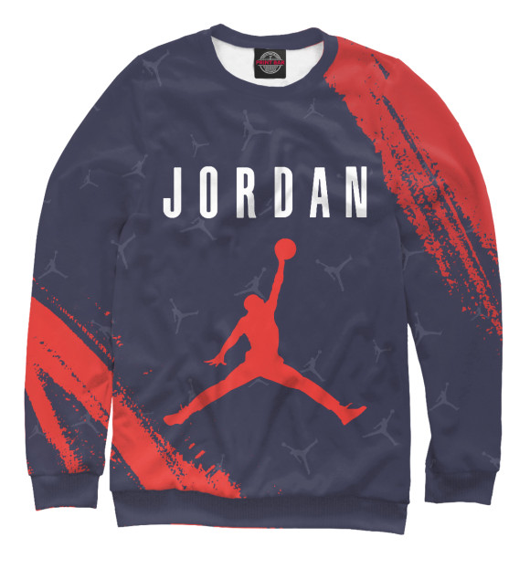 Свитшот для мальчиков с изображением Air Jordan (Аир Джордан) цвета Белый