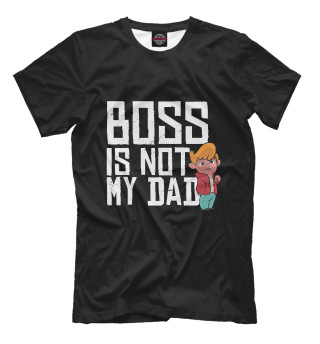 Мужская футболка Босс не мой отец