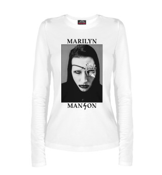 Лонгслив для девочки Marilyn Manson Antichrist