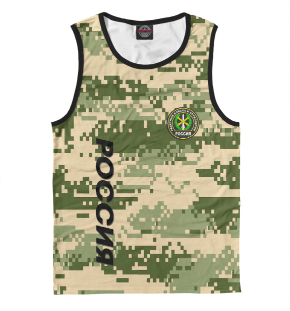 Майка для мальчика с изображением Ракетные войска | ПВО цвета Белый