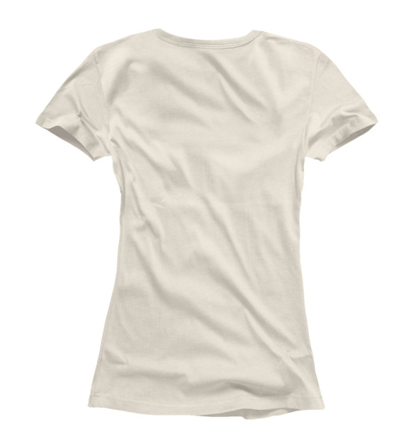 Женская футболка с изображением Я не матерюсь цвета Белый