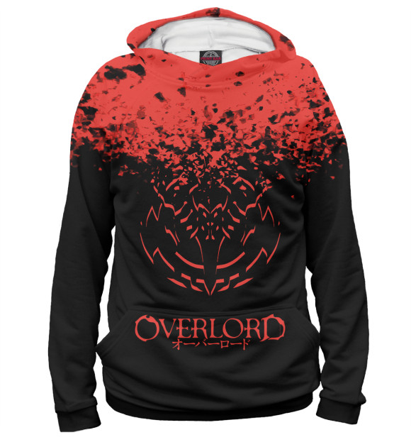 Женское худи с изображением Overlord цвета Белый