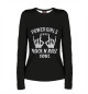 Женский лонгслив Power Girls with Rock n Roll