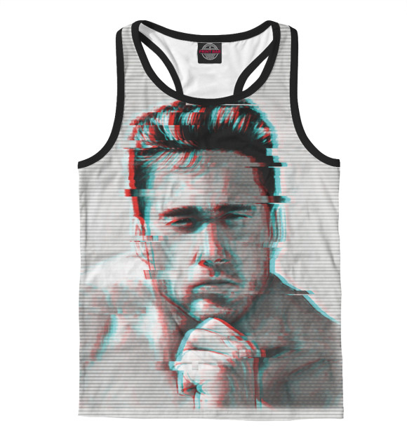 Мужская майка-борцовка с изображением Гачимучи Билли Херрингтон цвета Белый