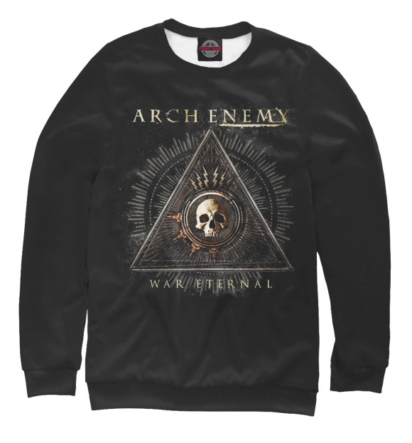 Женский свитшот с изображением Arch Enemy цвета Белый