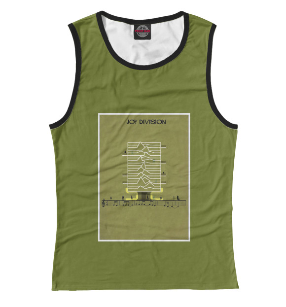Майка для девочки с изображением Joy Division art цвета Белый