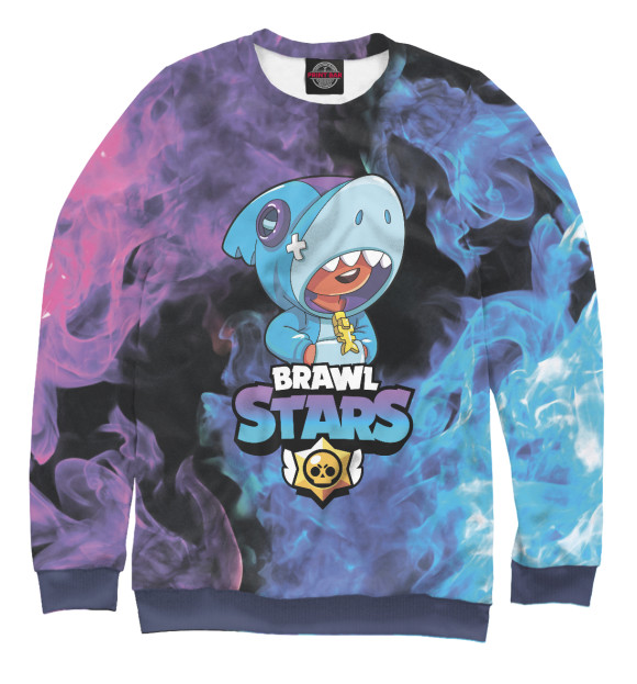 Свитшот для девочек с изображением Brawl Stars цвета Белый