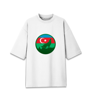 Футболка для девочек оверсайз Азербайджан
