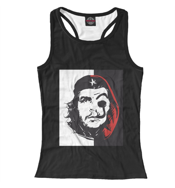 Женская майка-борцовка с изображением Che Dali цвета Белый