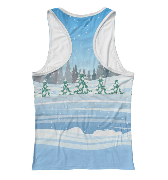 Женская майка-борцовка с изображением МАЙНКРАФТ НА КОНЕ MINECRAFT цвета Белый