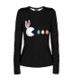 Женский лонгслив Easter Day Rabbit Eggs