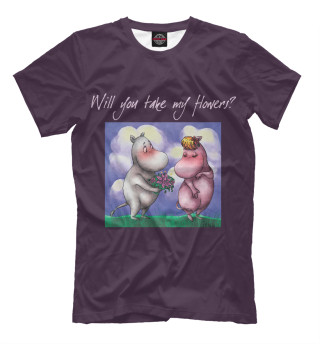 Мужская футболка Муми-тролль и Фрекен