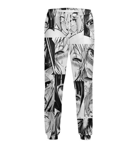 Мужские спортивные штаны с изображением Hentai цвета Белый