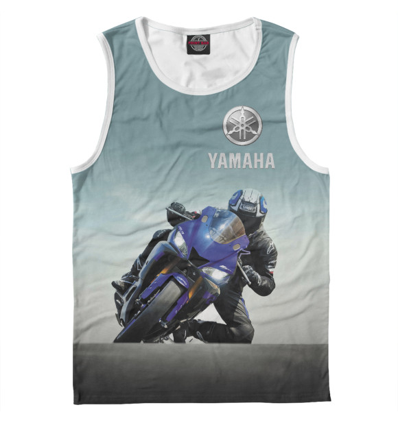 Майка для мальчика с изображением Yamaha цвета Белый