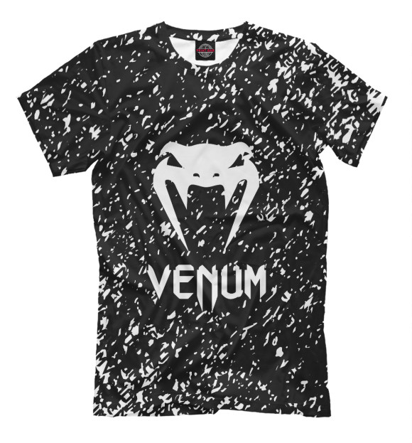 Мужская футболка с изображением Venum цвета Белый