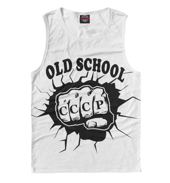 Майка для мальчика с изображением Old School цвета Белый