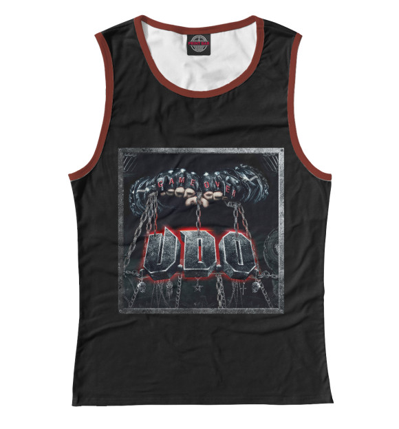 Майка для девочки с изображением Udo Dirkschneider цвета Белый