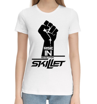 Хлопковая футболка для девочек Skillet