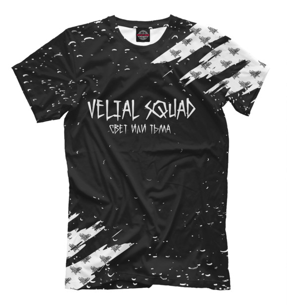 Мужская футболка с изображением Velial Squad: цвета Белый