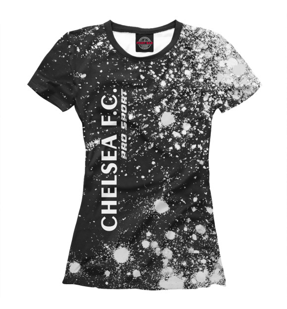 Женская футболка с изображением Челси | Pro Sport цвета Белый