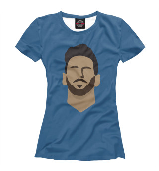 Женская футболка Messi