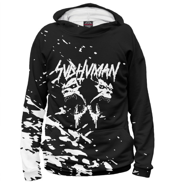 Женское худи с изображением Thrasher цвета Белый