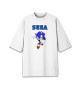 Женская футболка оверсайз Соник Sega