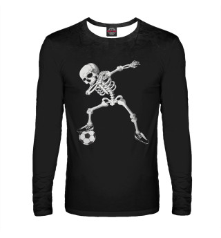 Мужской лонгслив Dabbing Skeleton Soccer