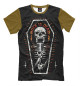 Футболка для мальчиков Rock is dead (skeleton)