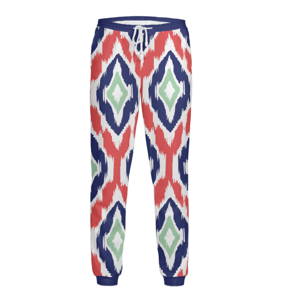 Мужские спортивные штаны с изображением Tajikistan цвета Белый