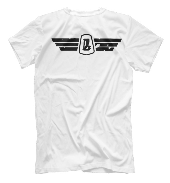 Мужская футболка с изображением ВАЗ 2106 цвета Белый