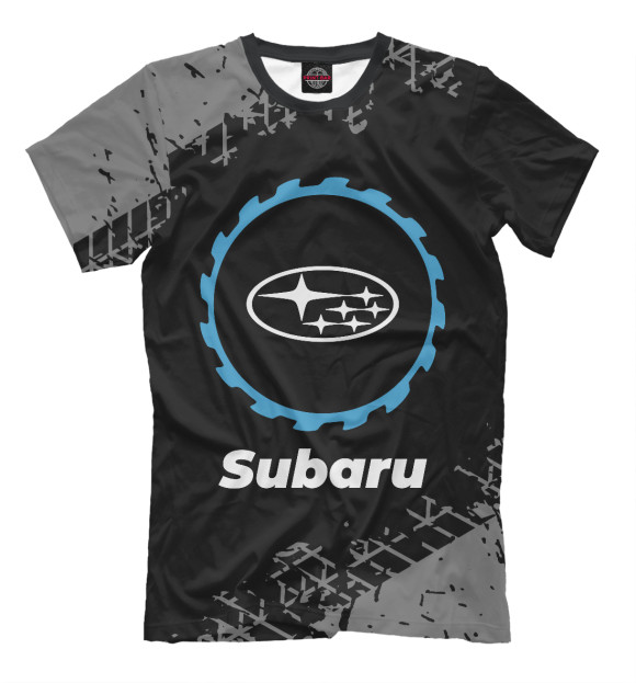 Футболка для мальчиков с изображением Subaru в стиле Top Gear цвета Белый