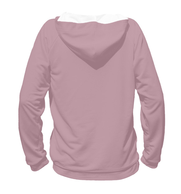 Женское худи с изображением Навеселе (розовый цвет) цвета Белый