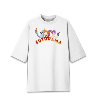 Мужская футболка оверсайз Futurama