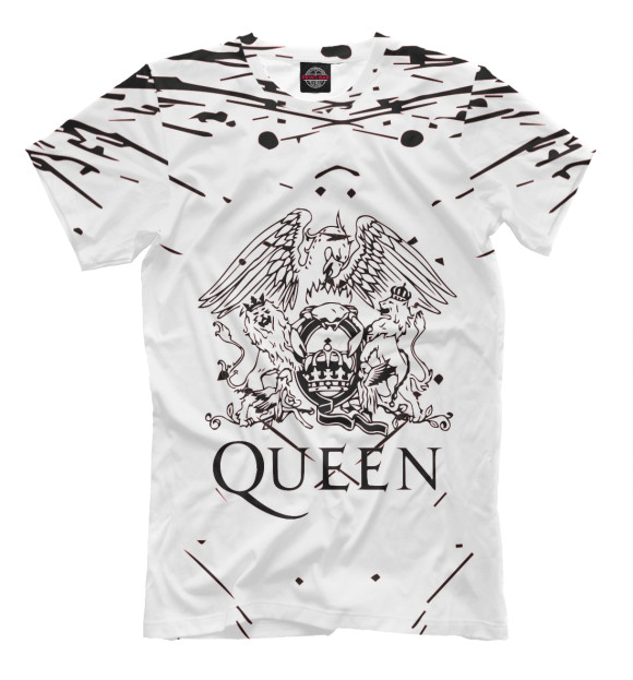 Футболка для мальчиков с изображением Queen цвета Белый
