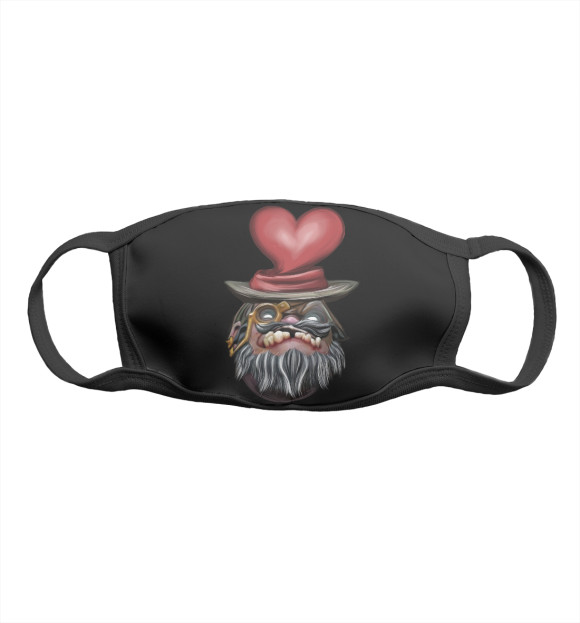 Маска тканевая с притом Пудж цвета Белый Маска тканевая с изображением Пудж цвета Белый