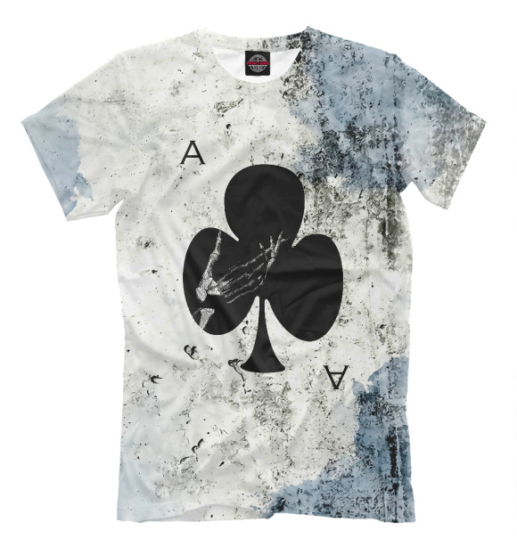 Футболка для мальчиков с изображением Ace of Clubs цвета Белый