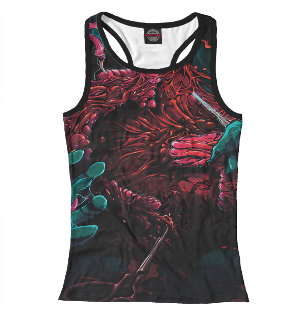 Женская майка-борцовка с изображением Counter-Strike цвета Белый