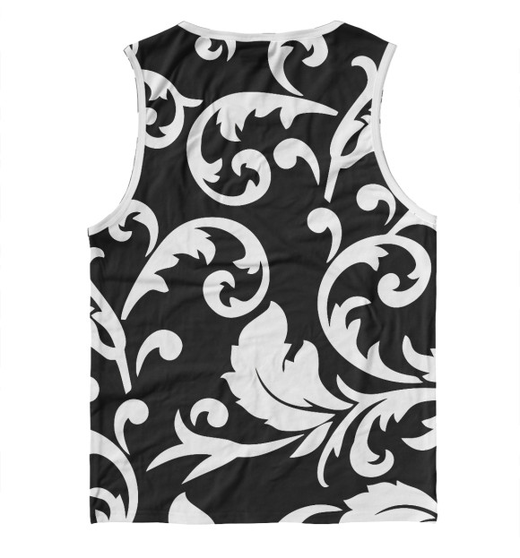 Майка для мальчика с изображением Minimalist floral pattern цвета Белый