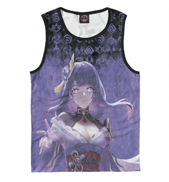 Майка для мальчика с изображением Genshin Impact цвета Белый