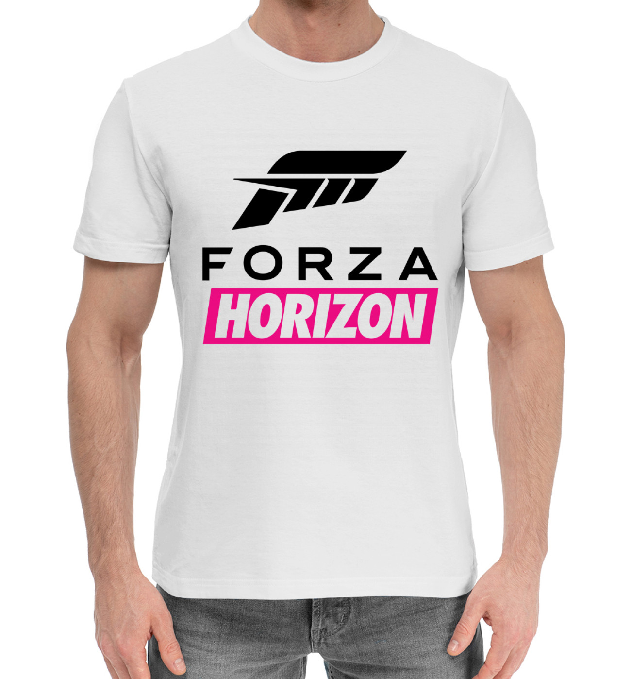Мужская Хлопковая футболка Forza Horizon, артикул: RPG-433924-hfu-2