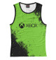 Женская майка XBOX +game studio (краски)