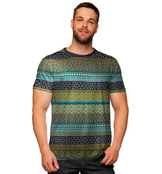 Мужская футболка Ретро свитер