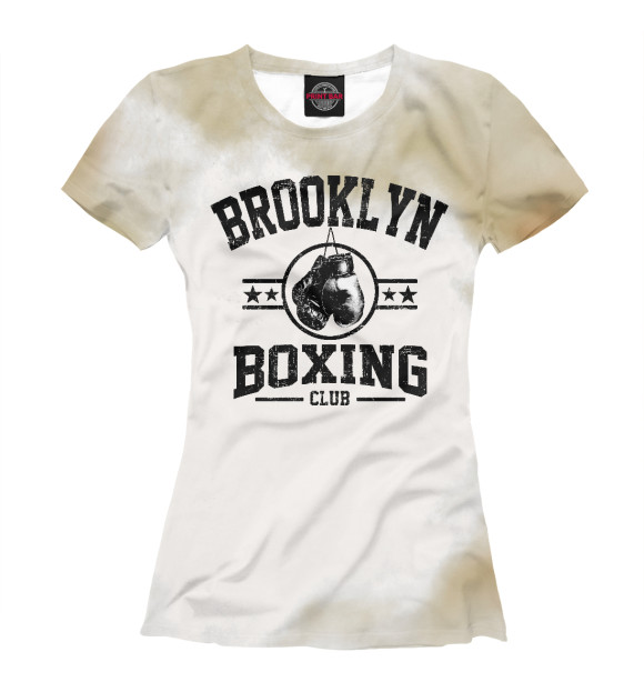 Футболка для девочек с изображением Brooklyn Boxing Club цвета Белый