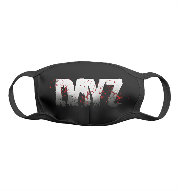 Маска тканевая с изображением DayZ цвета Белый