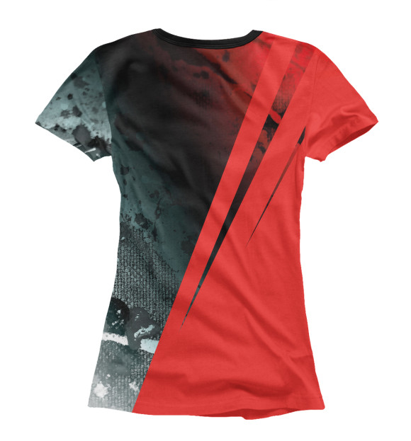 Женская футболка с изображением AC Milan / Милан цвета Белый