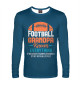 Мужской лонгслив American Football Grandpa